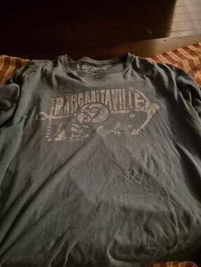 Margaritaville Men’s Graphic T-Shirt — Slate Green Xl